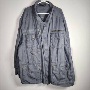 Boulder Creek Jacket Mens 6X Military Utility‎ Army Outdoor Hiking Chore Coat